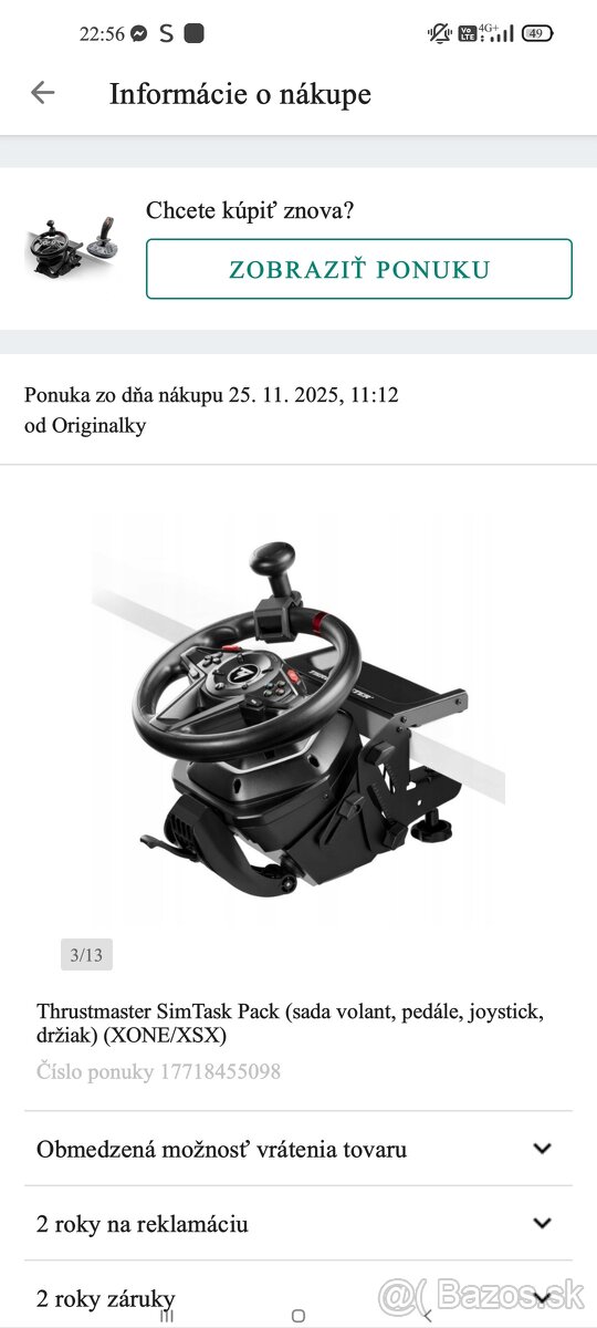 Thrustmaster SimTask Pack (sada volant, pedále, dr - 6