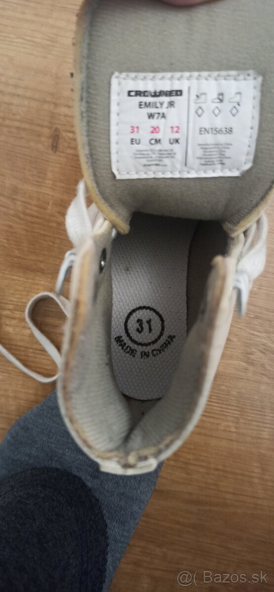 Dievčenské korčule CROWNED veľkosti 31 - 6