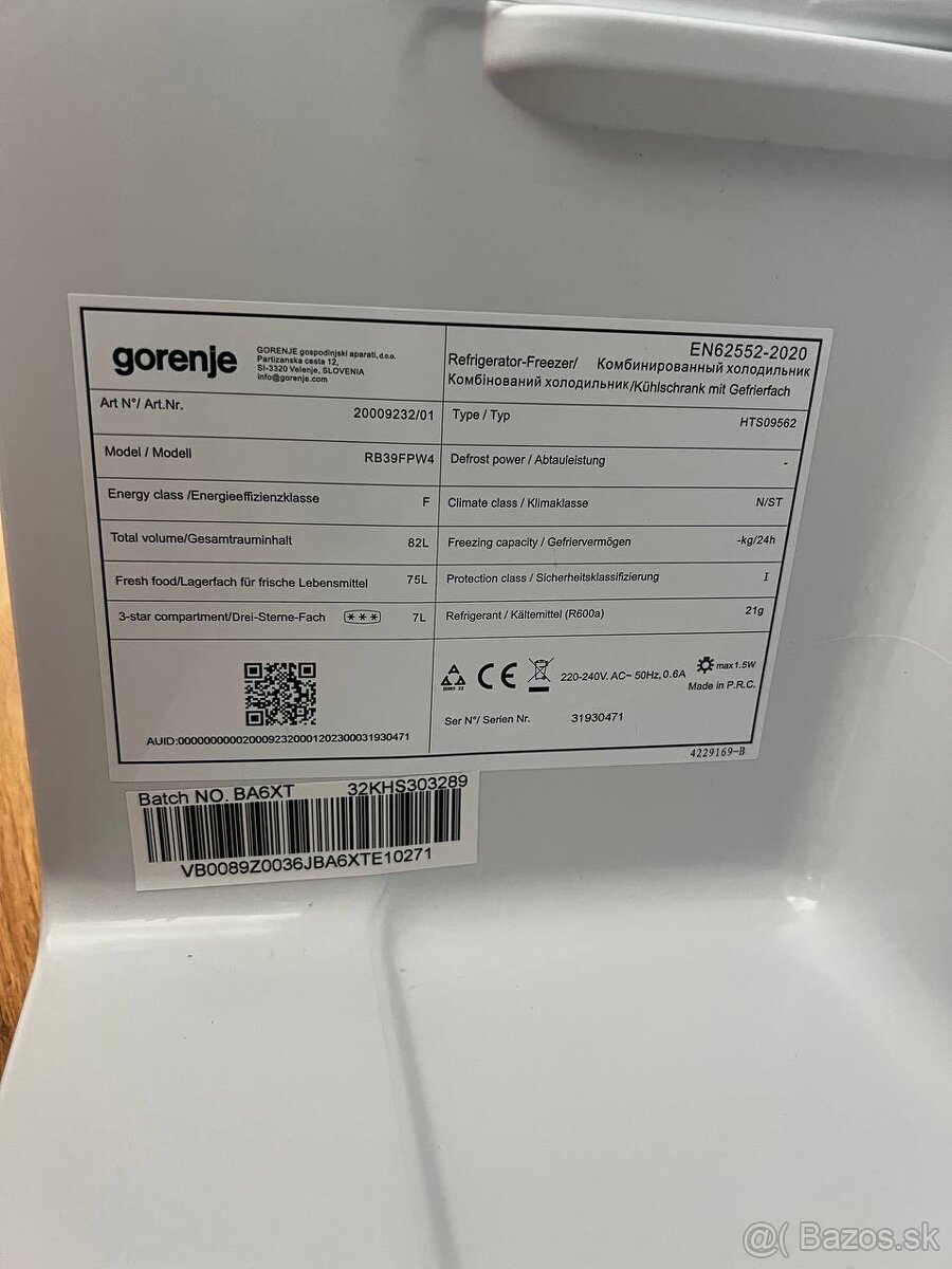 Chladnička Gorenje - 6