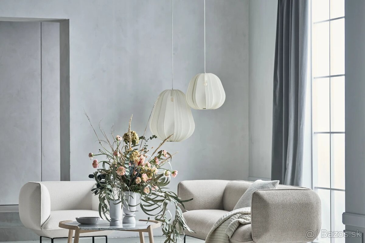 Zavesne svietidlo Bolia "hruska", siva - 6