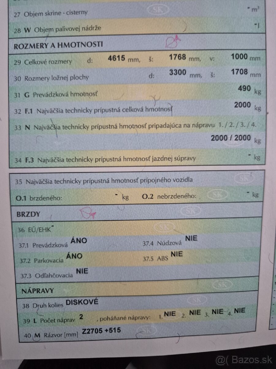 Prívesný vozík - 6