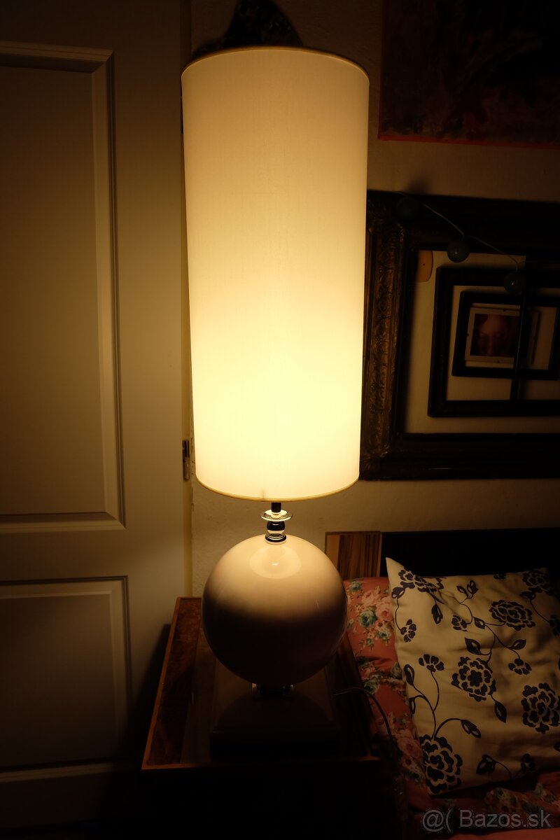 Luxusná nová nočná alebo stolová lampa mramorové sklo - 6