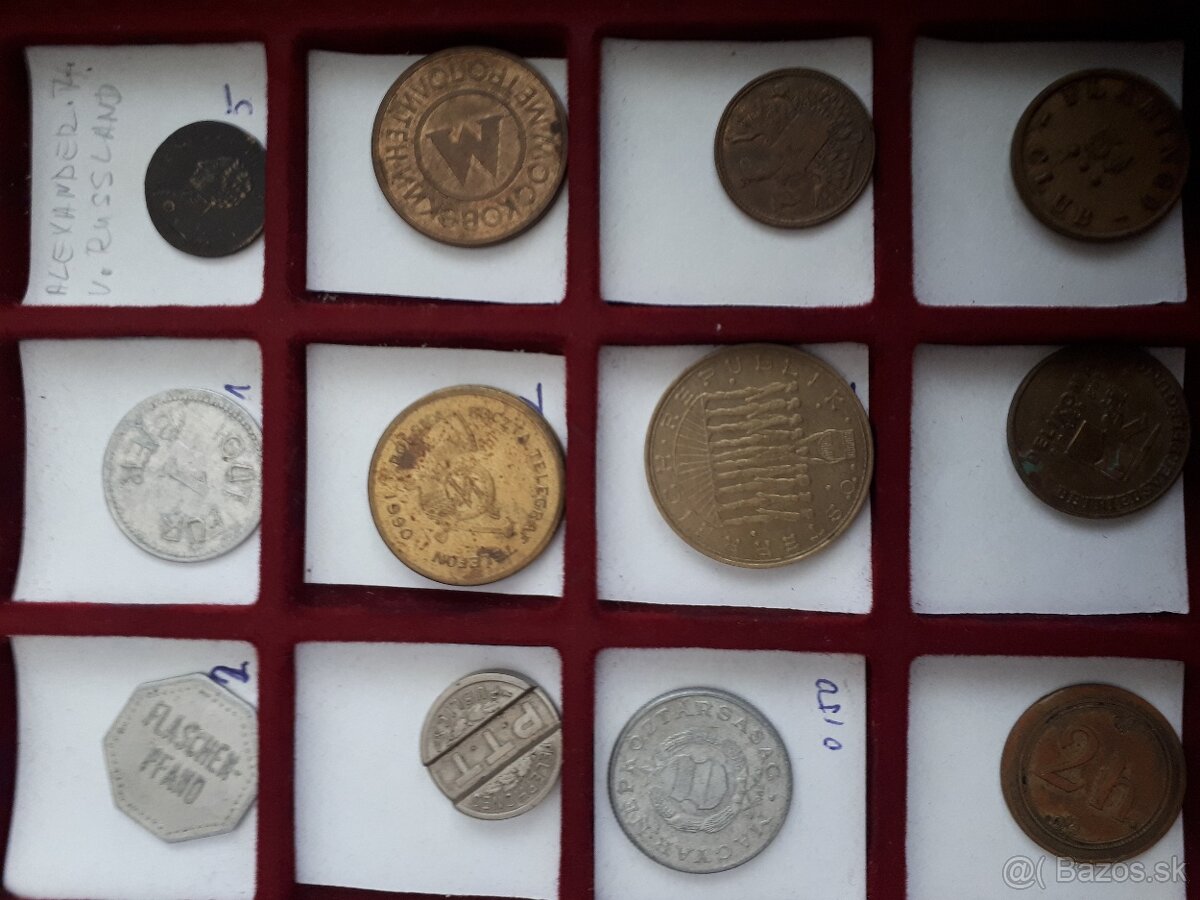 Žetóny učelove známky - 6