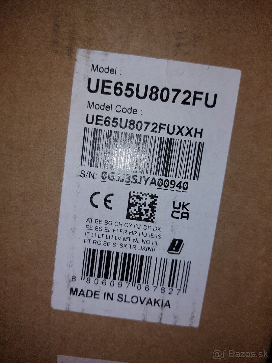 Samsung UE65U8072FU - 6