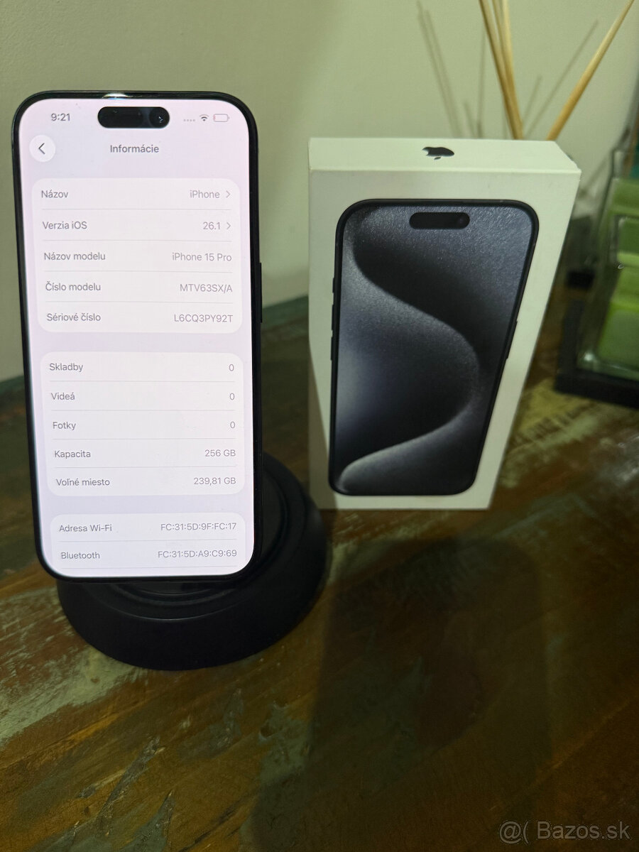 📱 iPhone 15 Pro 256GB – Natural Titanium (Prémiový stav) ✨ - 6