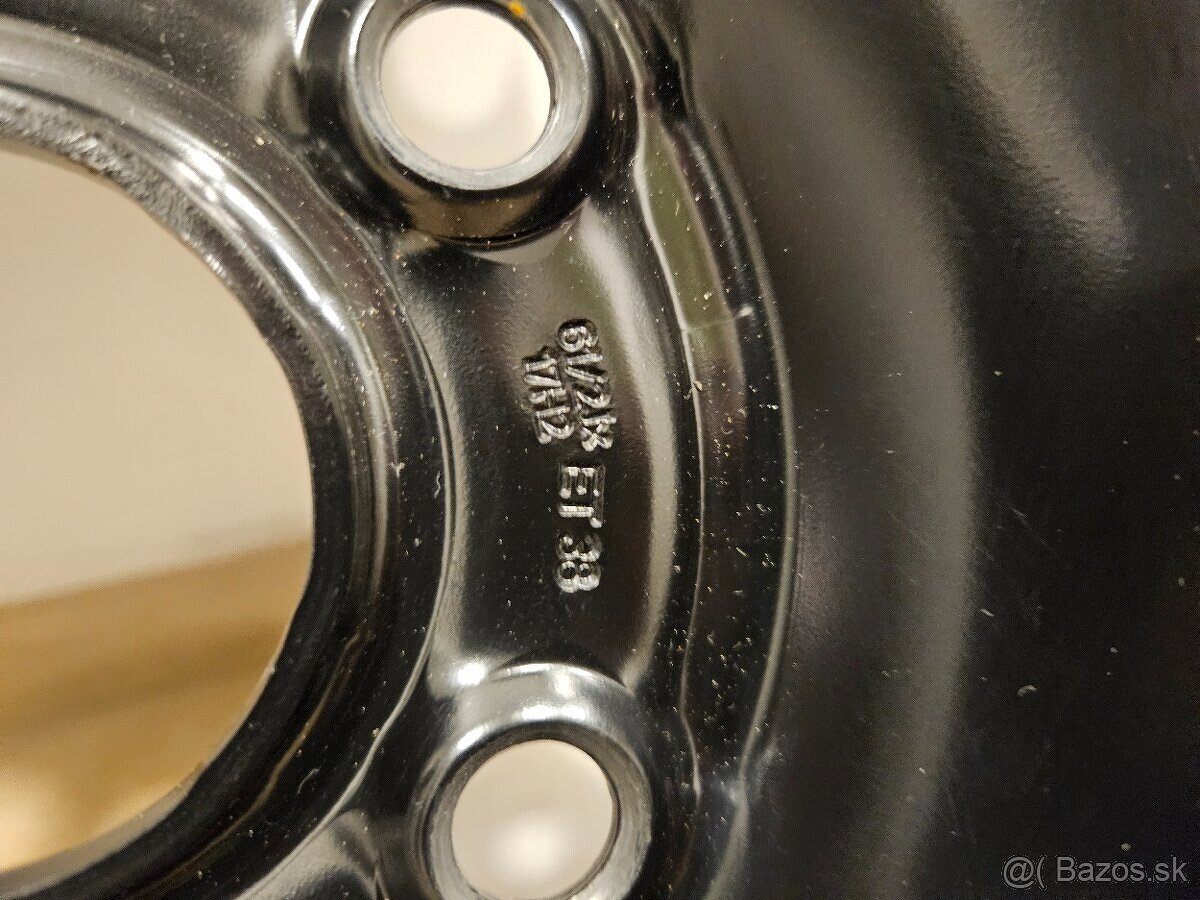 Originálne plechové disky VW - 5x112 r17 - 6