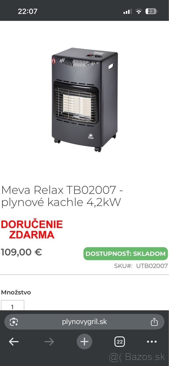 Plynové kachle Meva - 6