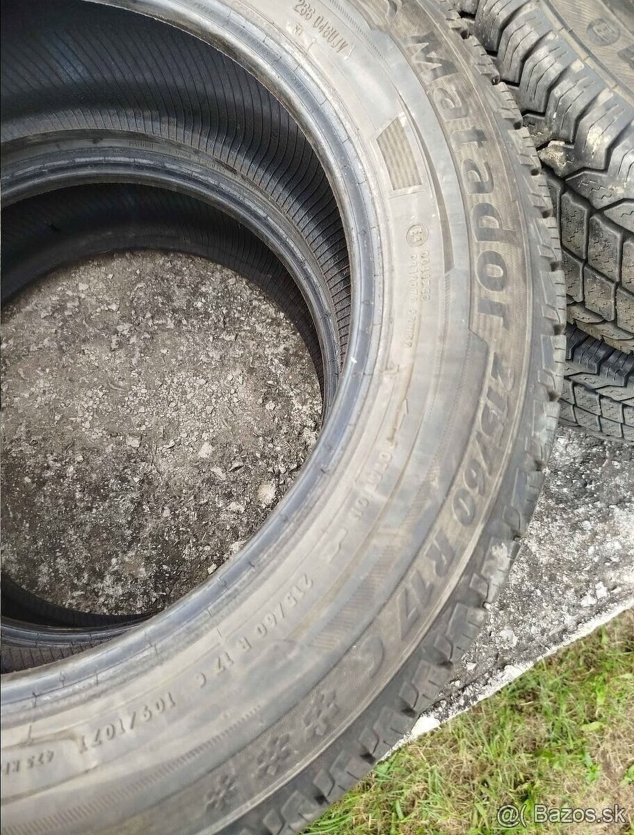 Zimné pneumatiky 215/60 R17 C 2x2 - 6