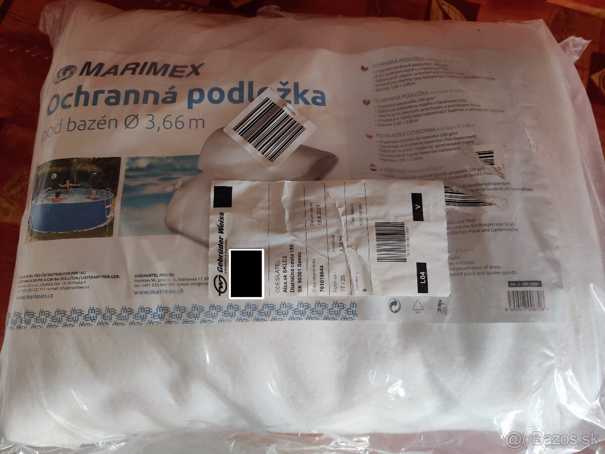 Nerozbalený bazén 366cm x 100cm s bohatým príslušenstvom - 6