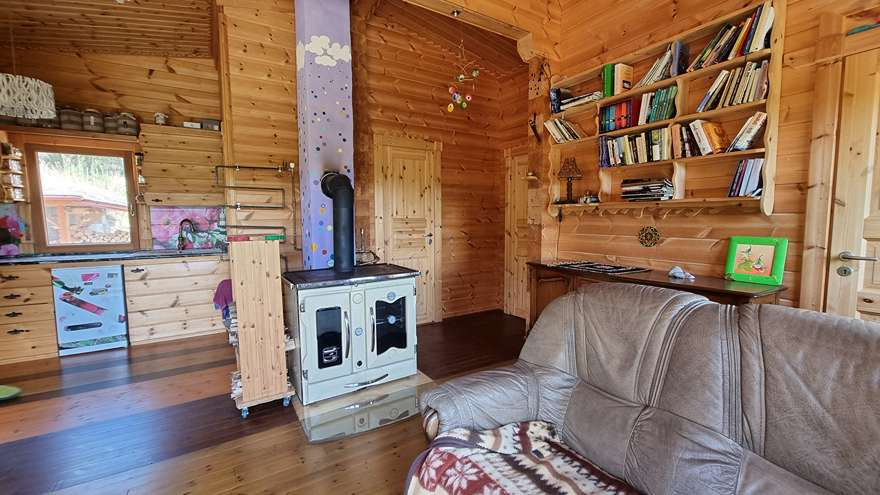 Fínsky zrub na samote Devičie, okres Krupina - 6