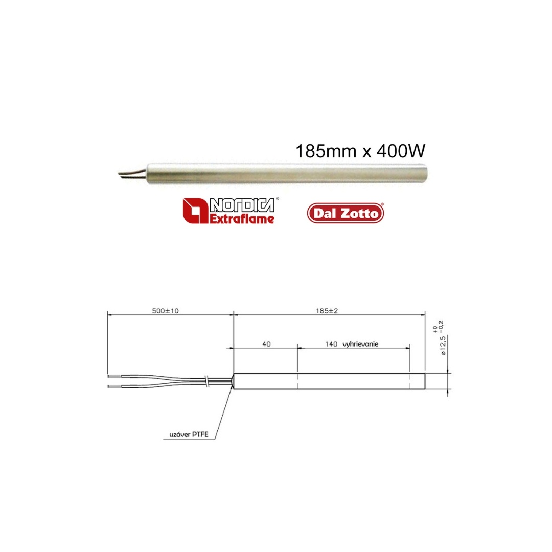 Zapaľovacie špirále (odporové zapalovače) pre peletové pece - 6