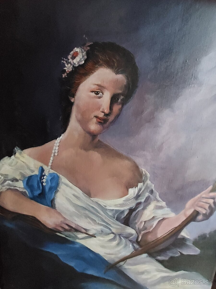 PREDÁM KRASNU OLEJOMAĽBU BOHYNE DIANY - 6