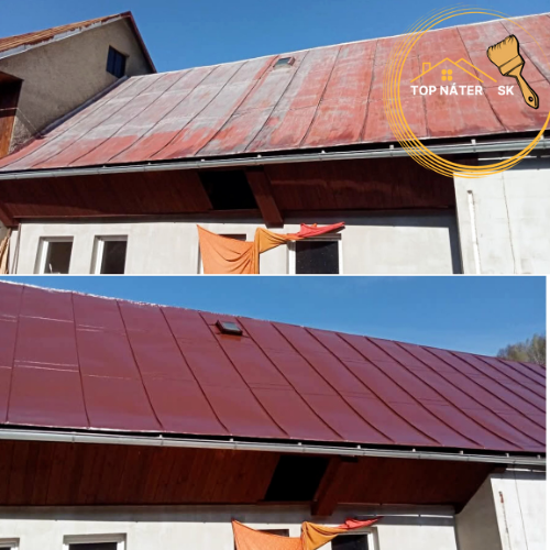 ✅✅Natieranie plechových krytín aj striech✅Čistenie striech✅ - 6