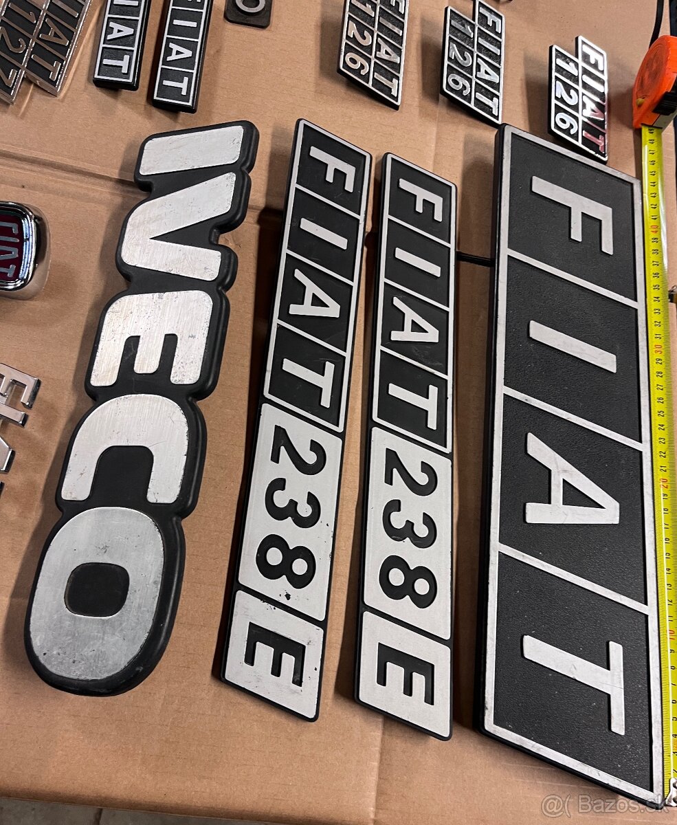 Fiat štítky, znaky - 6