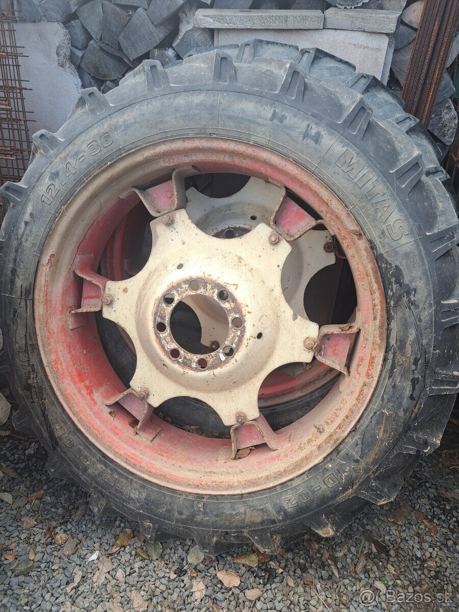 Zetor uřI kola zadní kultivační 12,4-36 - 6