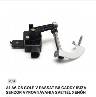 Snimac xenonu novy diel passat b7, skoda puklice, pas - 6