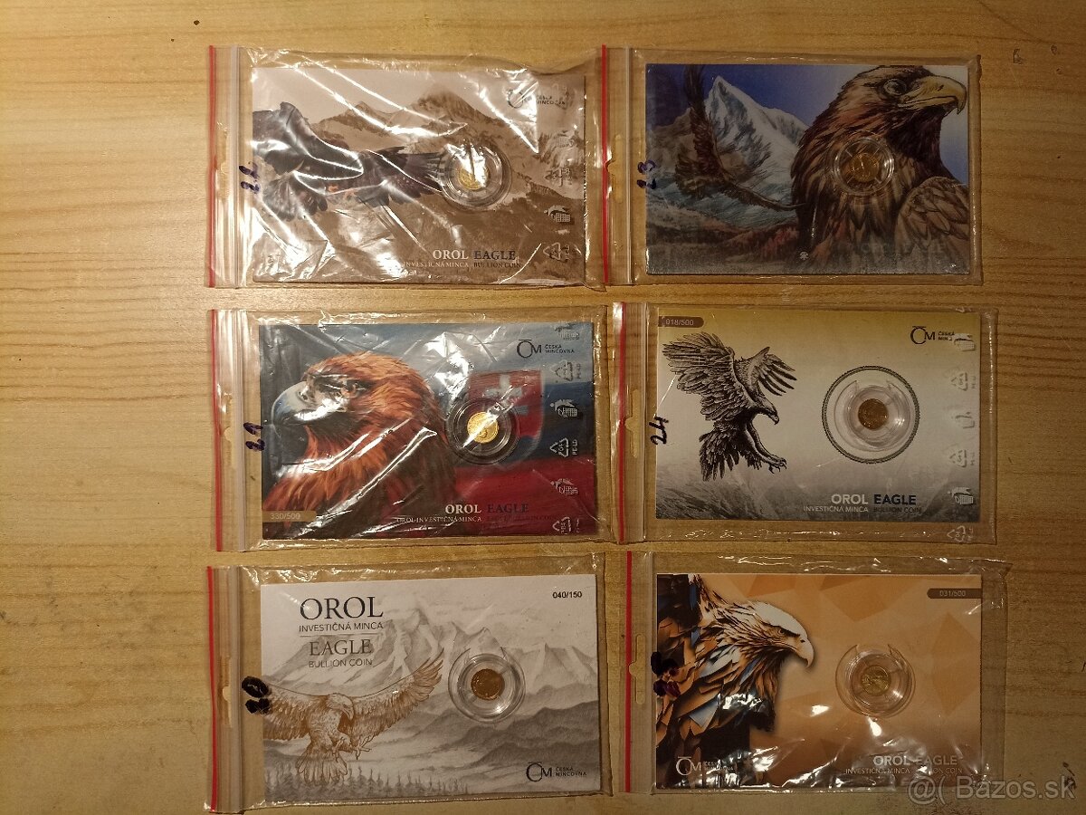 Predám zlaté aj strieborné mince OROL - 6