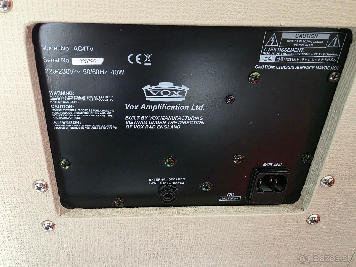 Celolampove Combo Vox AC4TV - 6