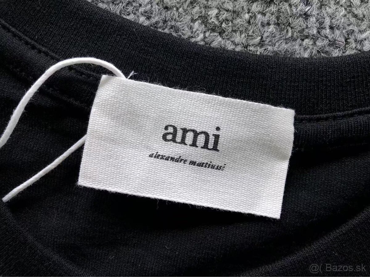 Ami Paris tričko čierne - 6