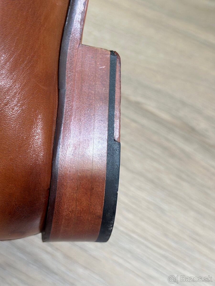 Elegantné formálne topánky BROGUE OXFORD (11) - ručná výroba - 6