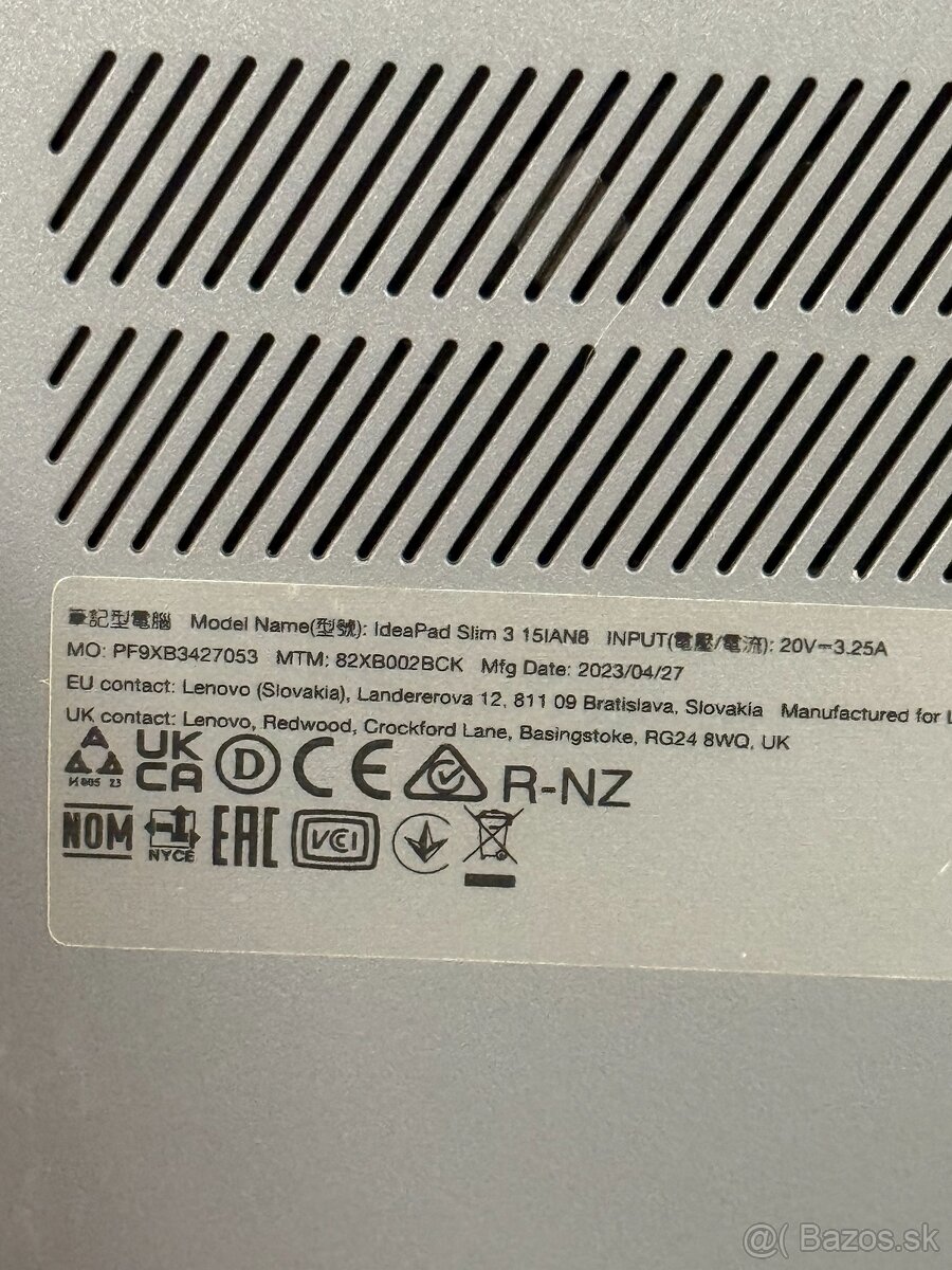 Notebook Lenovo IdeaPad 3 15IAN8 - 6