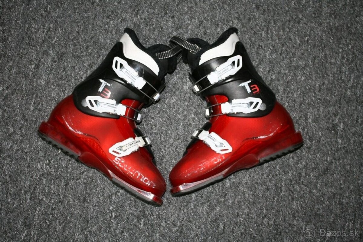 junooprské lyže dynamic 130 cm , lyžiarky salomon - 6