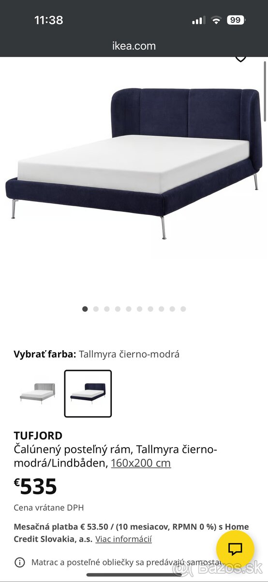 Manželská posteľ Ikea - 6