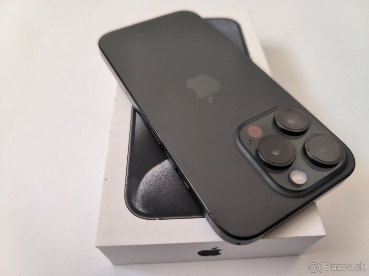 apple iphone 15 PRO 256gb Black Titanium / Batéria 86% - 6