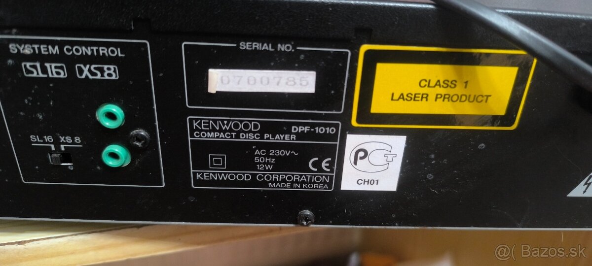 Predám CD prehrávač Kenwood - 6