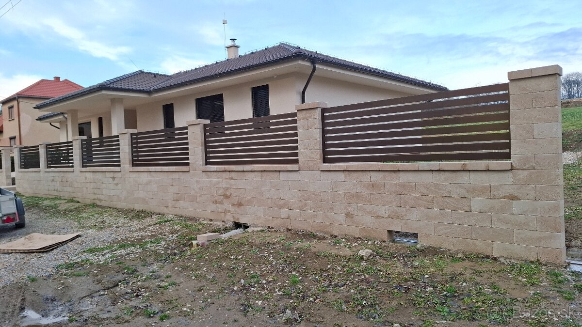 hlníkové ploty brány,posuvné brány,zábradlia pergoli - 6