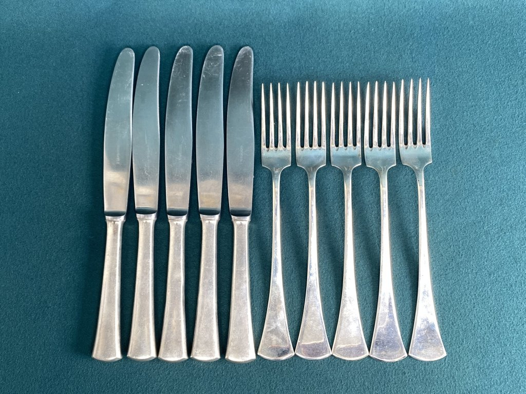 Strieborný príbor Ag 800 punce ČSR - 6