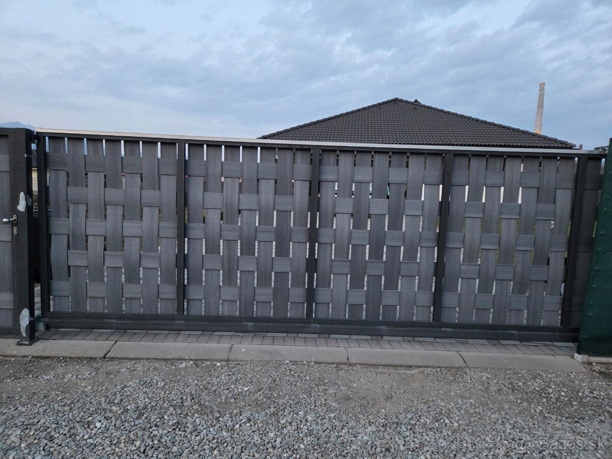 samonosná posuvná brána a bránička - 6