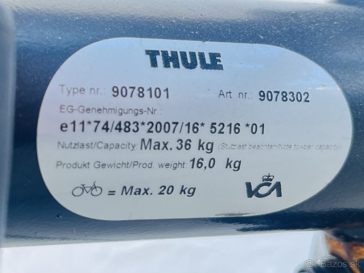🚲 Nosič bicyklov Thule EuroClick G2 - 6