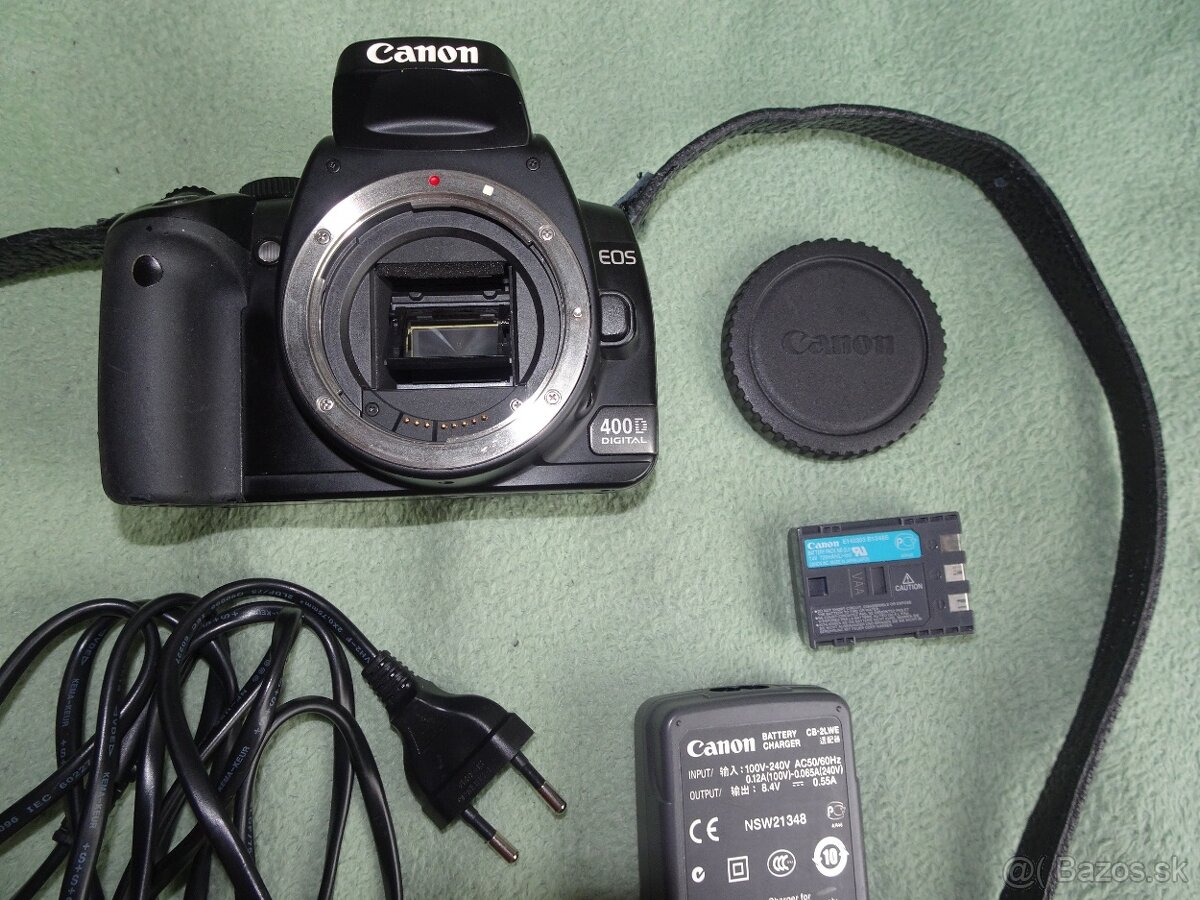 Predám japon. dig. zrkadlovku CANON 400D s bat. + nab... - 6