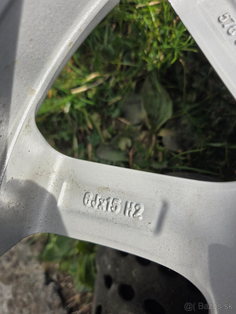 Alu disky Borbet 5x100 r15 - 6