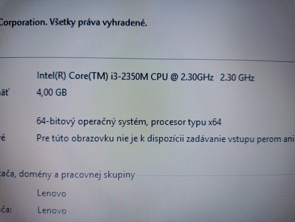 rozpredám funkčný notebook Lenovo g570 - 6