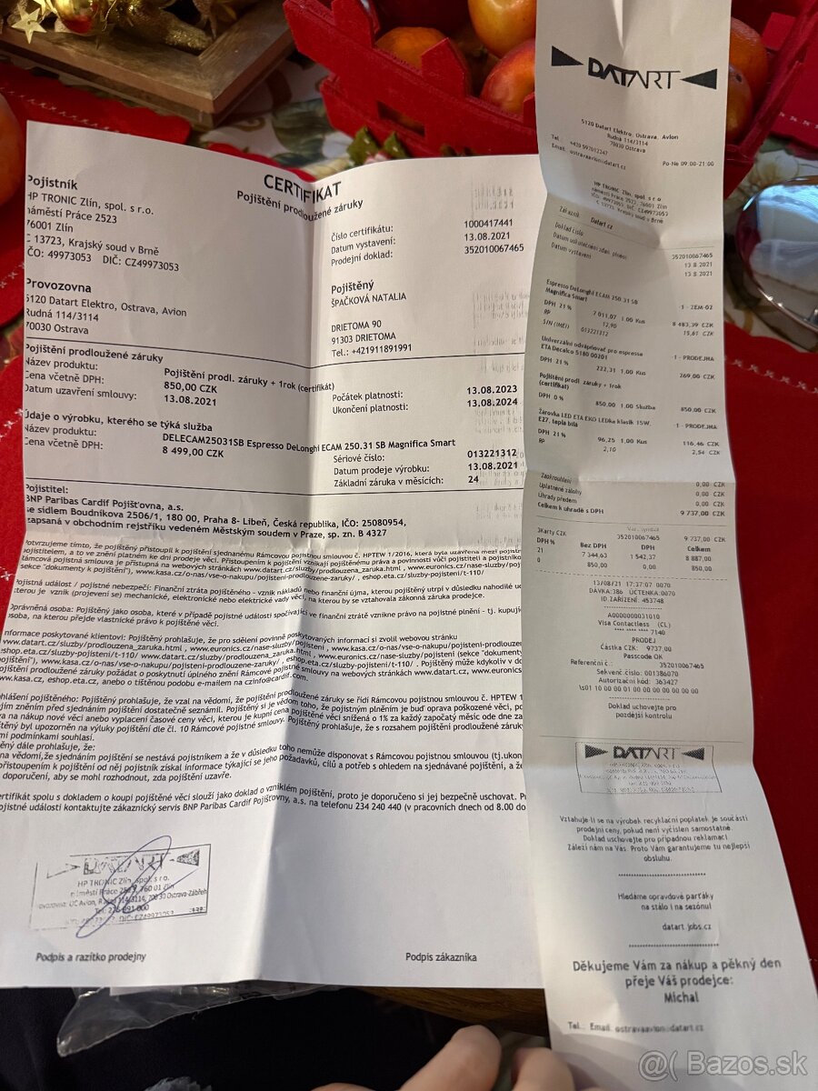 Predám kávovar DELONGI - 6