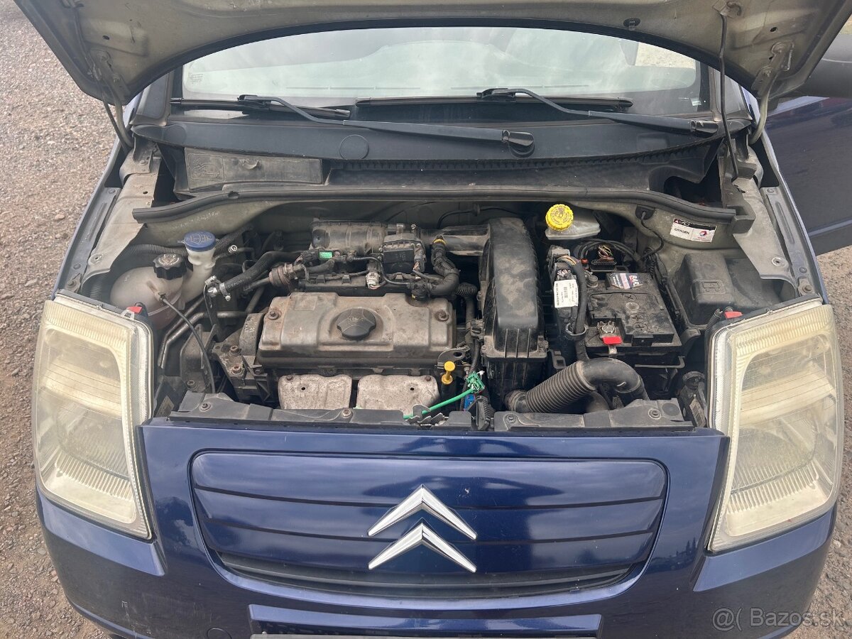 Citroen C2 1,1 BN 44KW HFX modrá prodám díly - 6