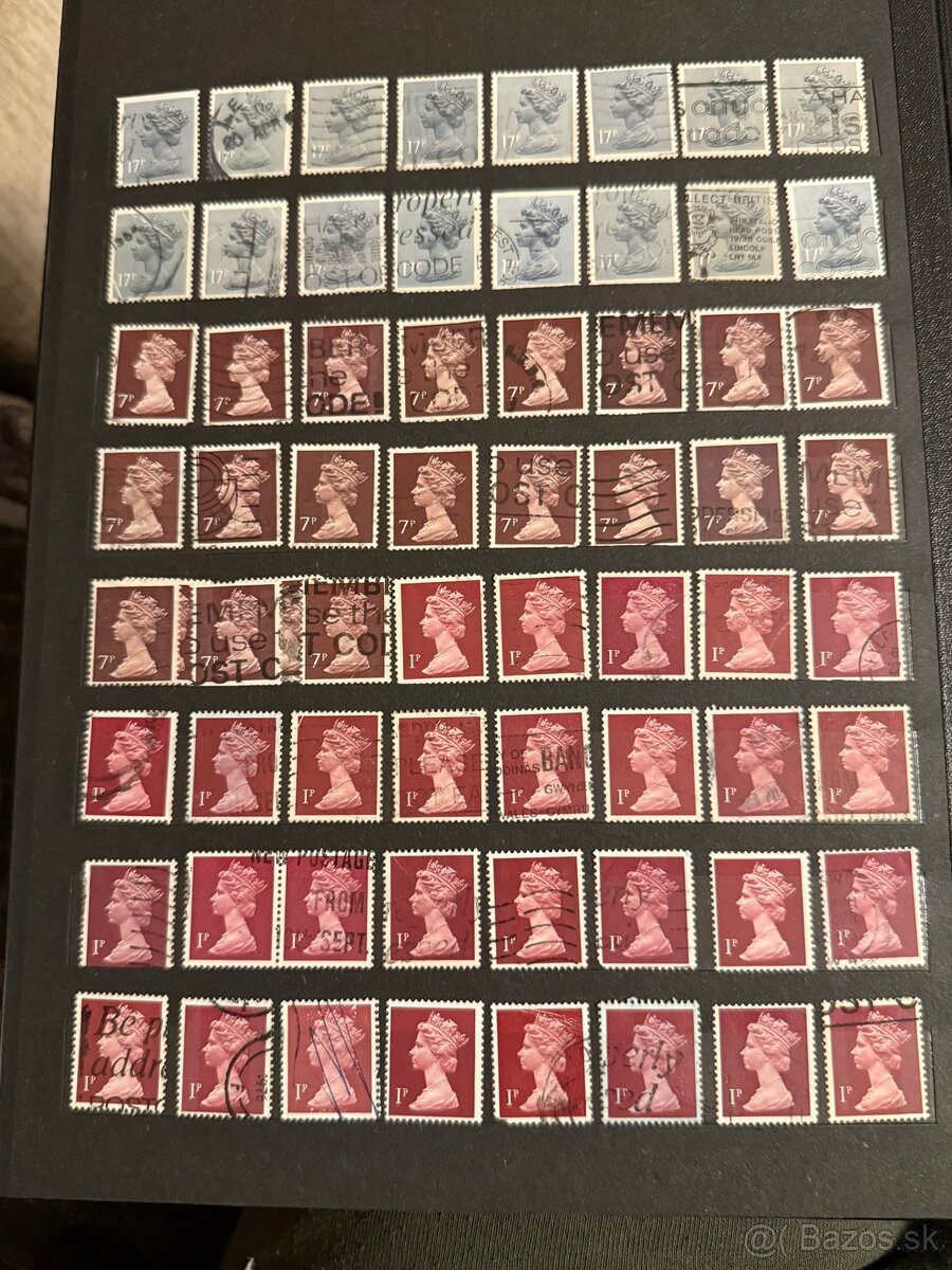 Predám staré poštové známky Veľká Británia - 6