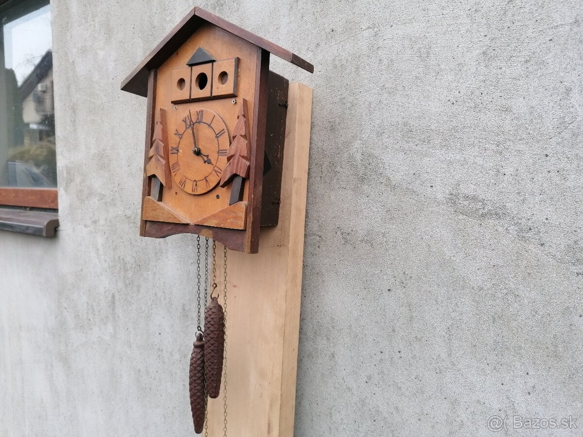 Predám staré drevené kukučkové hodiny - 6
