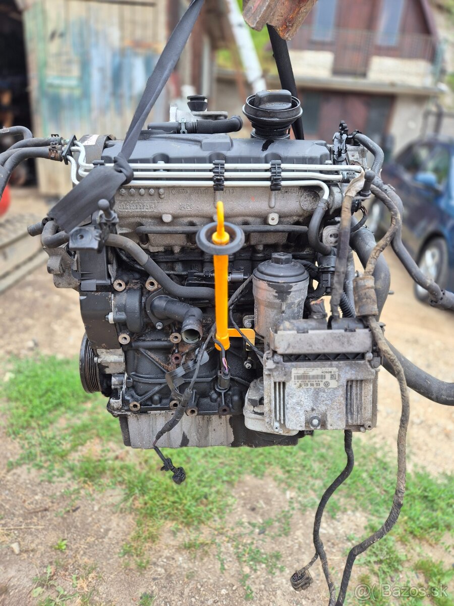 Predám holomotor 1.9tdi 77kw 103bhp kód BXE - 6
