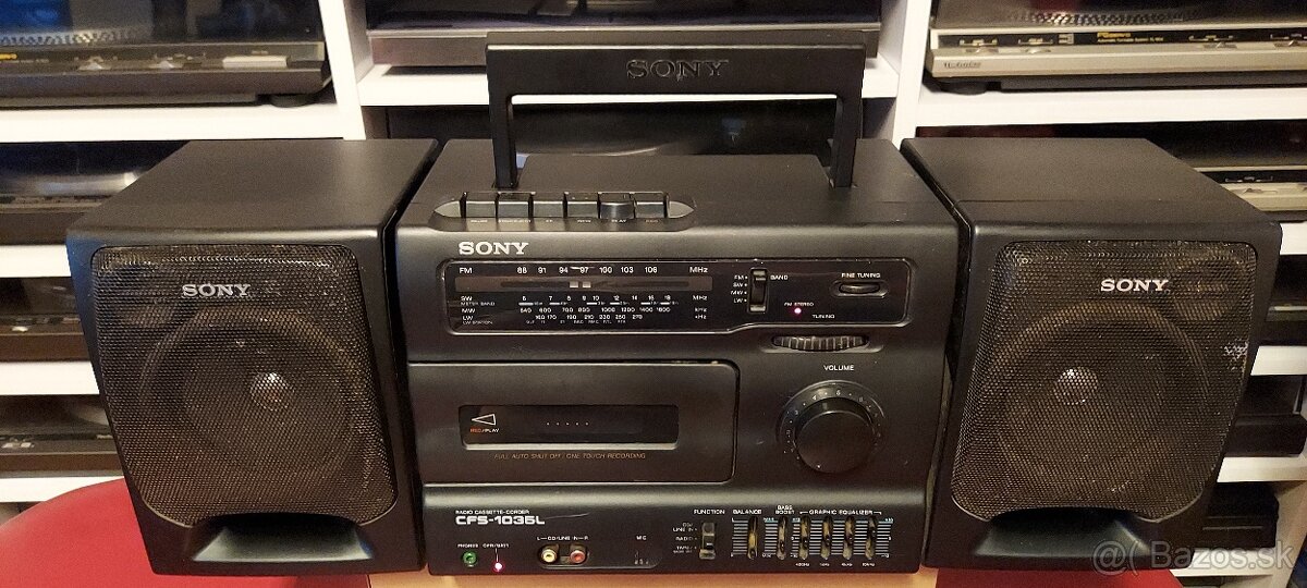 Predám rádiomagnetofóny Panasonic, Sony a JVC - 6