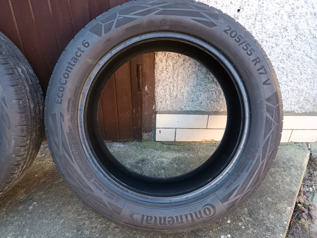 Letne pneumatiky 205/55 R17 Continental - 6