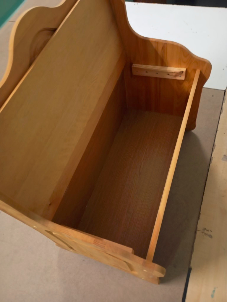 Drevená lavička s masívneho dreva - 6