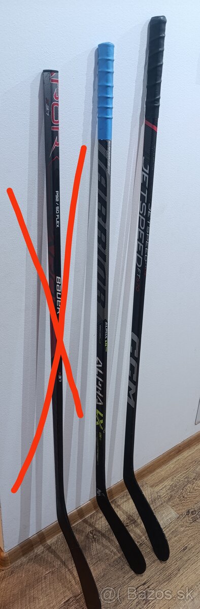 Predám hokejky Warrior, CCM, Bauer - 6