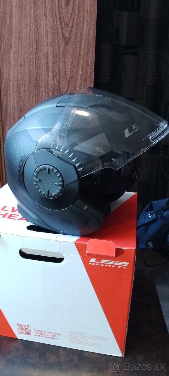 Prilba LS2 OF570 TITANIUM - 6