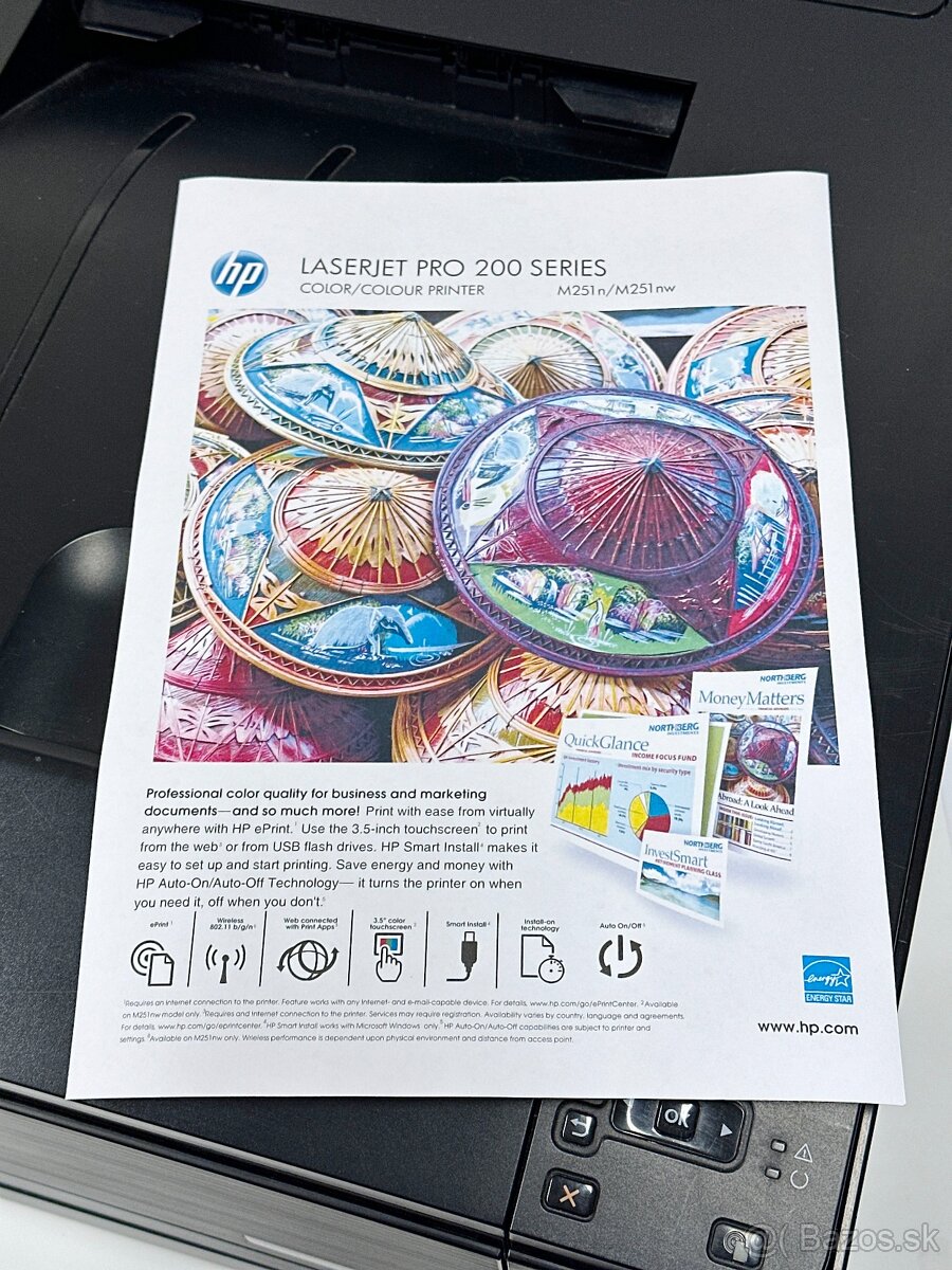 Laserová tlačiareň HP LaserJet Pro 200 color M251n s tonermi - 6