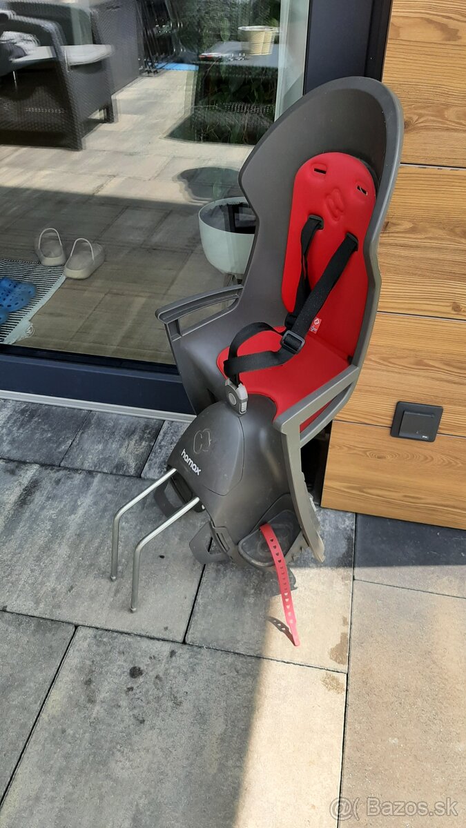 Detská sedačka na bicykel HAMAX + domček na upevnenie - 6