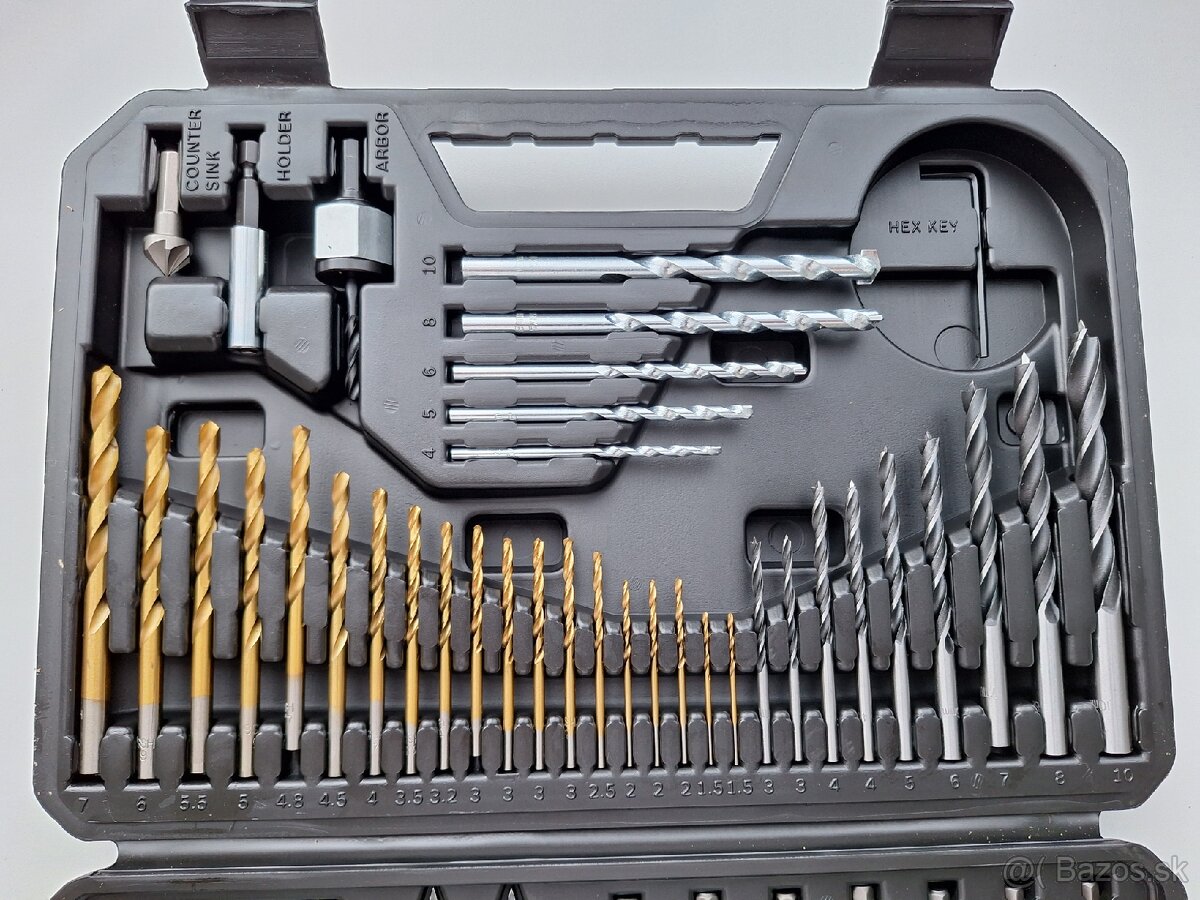 Bosch vrtaky a bity 103 dielna sada v kufriku - 6