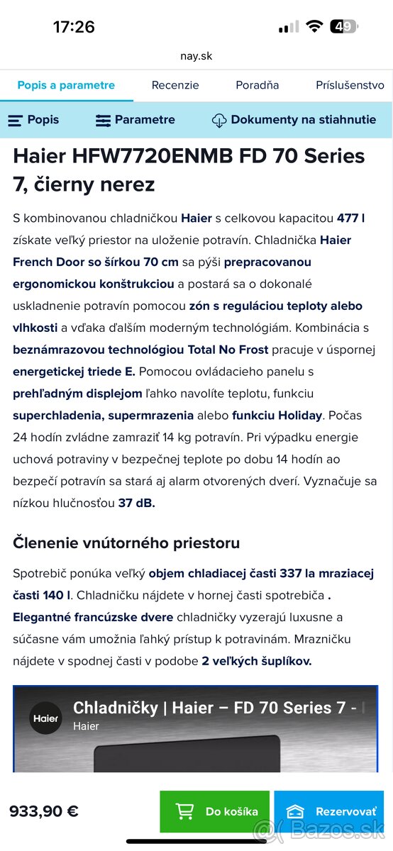 Francúzka chladnička Haier 7rokov záruka - 6